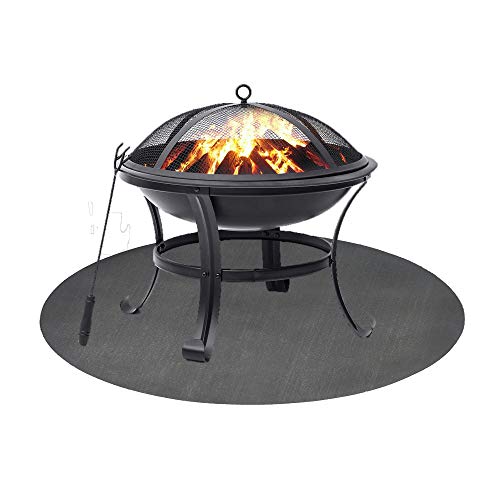 Fire Pit Mat, Bonfires, Lawn, Patio, Chiminea, Deck Defender, Under