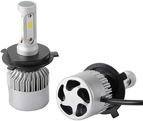 Bonega 72000LM 600W S2 CSP LED Car Headlight Auto H4 Halogen Lamp Bulb Replacement Built-in Cooling Fan 6500K White