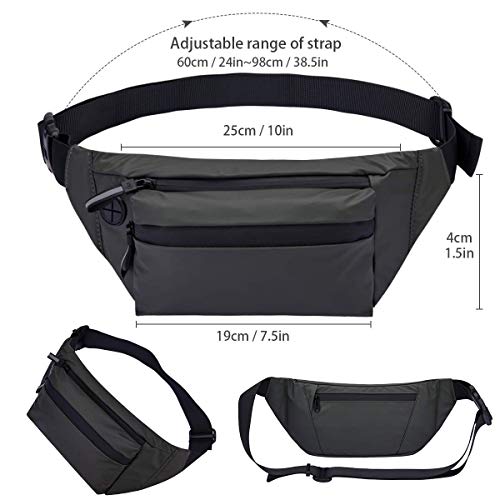 LIVACASA Sport Heuptas Waterbestendig Bumbags met Hoofdtelefoon Gat voor Vrouwen Mannen Fanny Pack Lichtgewicht… - Image 5