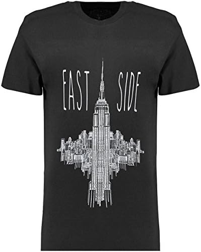 Twisted Soul Mens East Side Print Short Sleeve Crew Neck Fashion T-Shirt Tee Top