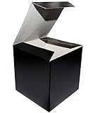 Black Wedding Favor Candy Gift Boxes 4x4x4