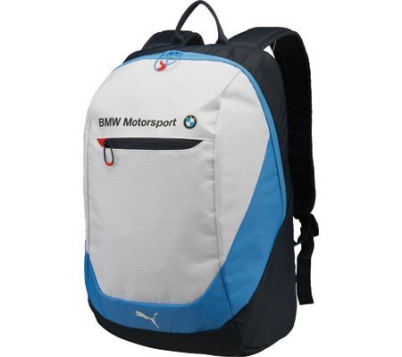 puma bmw white backpack