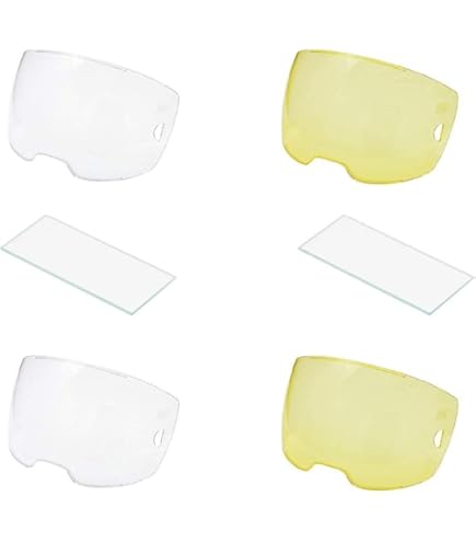 Paquete de 5 lentes de tapa frontal compatibles con casco de soldadura ESAB Sentinel A50 0700000802 lente visible de 3.94 x 2.36 pulgadas