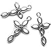 Heather's cf Silver Small Crosses Mini Cross Charms Variety Cross Beads for Bracelets Craft 1 Inch Cross Charm Bulk Cross Pendant Jewelry Making (68pcs silver cross)