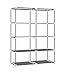 YOUUD Closet Organizer Wardrobe Portable Wardrobe Storage Clothes Closet Portable Closet Rod Storage Closet Standing Closet Folding Closet Portable Closet Organizer Wardrobe Closets Grey