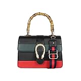 Women messenger Bag Women Handbag Shoulder bag cross body bag Tote Bags with Bamboo handle 2017 NEW (black2)