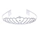 Stylish Rhinestones Princess Crown Headband Hair Clip Tiara Wedding Bride Pin