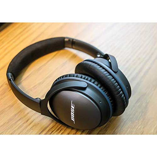 Bose Replacement Ear Pads by Link Dream - Replacement Ear Cushions Kit Memory Foam Earpads Cushion Cover for Bose Headphones QC15/ QC35/ QC25/ QC2/ Ae2/ Ae2i/ Ae2W SoundLink SoundTrue, 2 Pieces