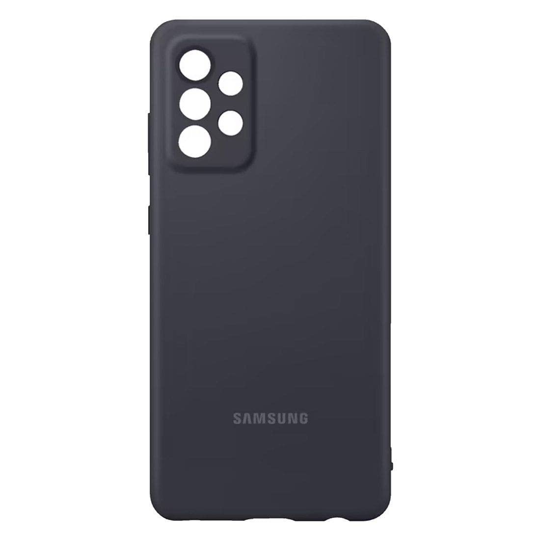 Samsung compatible A72 Silicone Cover Black