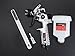 PowRyte Basic 100239 4.2 Oz Mini HVLP Gravity Feed Air Spray Gun - 0.8mm Nozzle