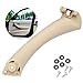 QUIOSS Right Side Inner Door Panel Handle Pull Trim Cover for BMW E90 3-Series Sedan Beige