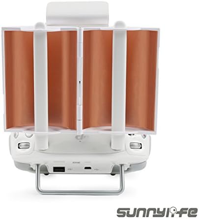 SunnyLIFE Coppery Foldable Parabolic Antenna Signal Booster for DJI Phantom 4 Phantom 3 Advanced Inspire 1 Transmitter Extended by JIELIOU