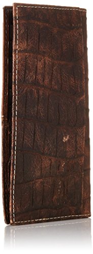 Ariat Men's Caiman Floral Over Circle Rodeo, Brown, One Size