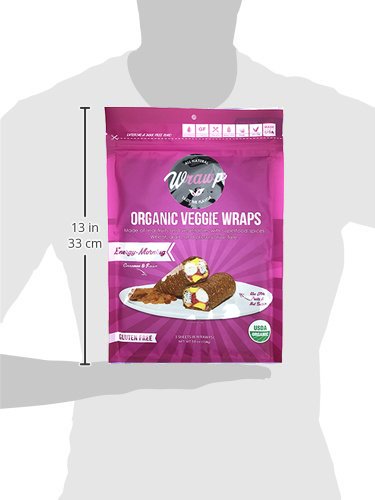 Wrawp Organic Veggie Flatbread, Energizing Morning, 5.9 Ounce - Thumbnail 6