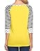 Zeagoo Women's Polka Dots Shirt Striped 3/4 Sleeve Casual Scoop Neck Tops Tee S-XXXL