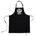 Savvy Designs BBQ Apron Funny Apron - Your Opinion is Not in The Recipe - Adjustable Black Apron with Pockets