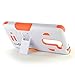 Volt 2 Case, CoverON [DuraShield Series] Drop Proof Phone Cover Grip + Bumper + Stand Hybrid Case For LG Volt 2 - Neon Orange & White