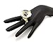 NYFASHION101 Women's Extra Big Rhinestone Fashion Stretch Ring, Gold-Tone
