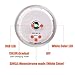 Solar Mosaic Table Lamps Color Changing Yurnero Solar Powered Table Light Crystal Glass Ball Light Indoor/Outdoor Decorations for Christmas Party Holiday Patio Yard(Firework)