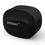 Dual USB Wall Charger, COCOCAT Foldable Plug charger 17W/3.4A for iPhone SE / 6s / 6 / 6 Plus/7/ 7 Plus, iPad Air 2 / Pro / mini 3, Galaxy S7 / S7 Edge / S6 / S6 Edge / Edge+, Note 5, LG G5 and More