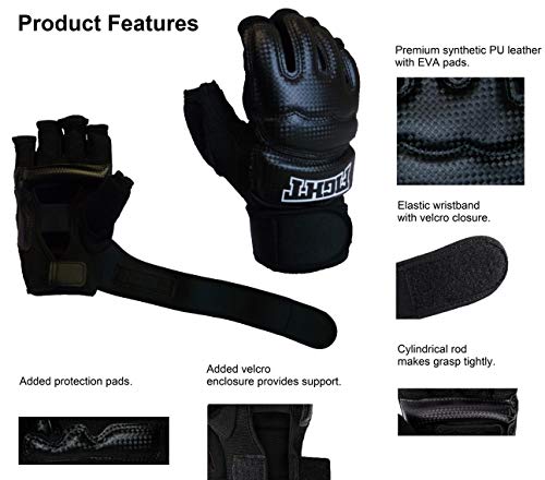 Sparring Set MMA Gloves Hand Foot Protector Taekwondo Sparring Gear for Martial Arts Punch Bag Kickboxing Foot Guards Karate Training Boxing Gloves Foot Gear for Men Women Kids XS-XL (Small, Black)