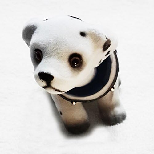 Bobble Head Dalmatian Laughable Eye Look Puzzled Dogs Bobbing Heads Car Dash Size M Puppy for Car Vehicle Computer Decoration