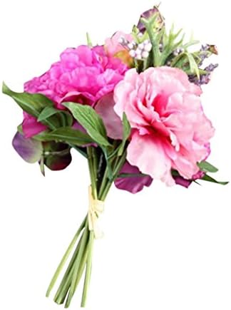TATGB home Artificial Silk Flowers Leaf Peony Floral Wedding Bouquet Party Home Decor GF1550