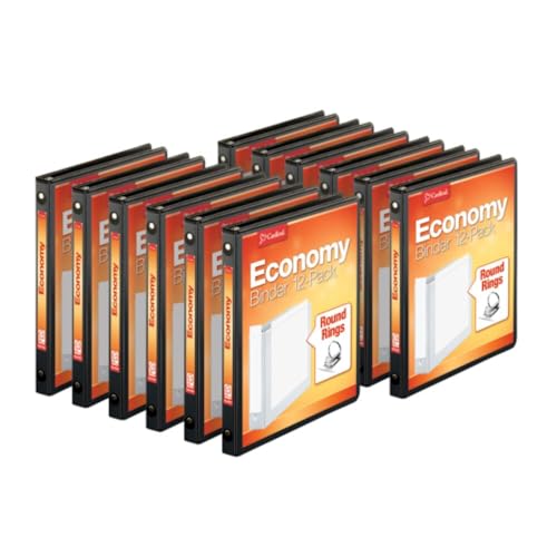 Cardinal Economy 3-Ring Binders, 1", Round