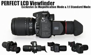 GGS Viewfinder- Visor con lupa para cámara réflex digital con ...