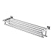 KES Large Towel Rack, Towel Shelf with Two Bar (29.37Inch Stainless Steel) Shower Organizer Modern Square Style Wall Mount Polished Finish, A2112S75