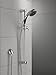 Delta Faucet 3-Spray Touch-Clean Wall-Mount Slide Bar Hand Held Shower with Hose, Chrome 57014