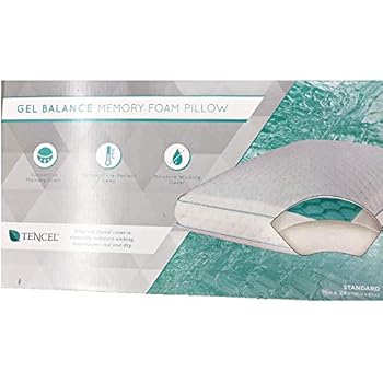 Amazon Com Lux Living Gel Standard Memory Foam Pillow Green