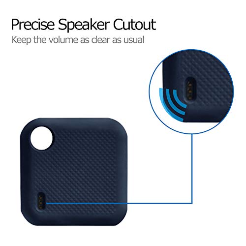 (2 Pack) Orzero Silicone Gel Rubber Case Compatible for Tile Pro 2020, Tile Pro 2018, Full Body Shock Absorbing Ultra Slim Protective (Baby Skin Touch) -Black,Blue