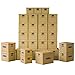 Bankers Box SmoothMove Classic Moving Kit Boxes, Tape-Free Assembly, Easy Carry Handles,)20 Small 5 Medium 5 Large, 30 Pack (7716501 primary