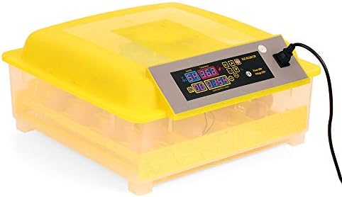 Weehey 48-Eggs Intelligent Automatic Egg Incubator Temperature Control Hatcher for Hatching Chicken Duck Bird Quail Poultry AC220V