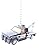 Cars & Trucks Die Cast FAN PULL - POLICE FIRE RESCUE