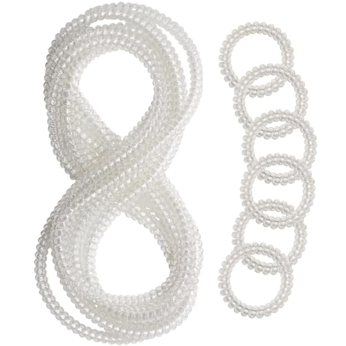 Chew Necklaces for Sensory Kids, 12 Pcs Clear Coil Chewy Necklaces Stretchy Bracelet for Boys Girls with Autism ADHD SPD,Oral Motor Chewable Necklace Reduce Anxiety and Fidgeting Stress