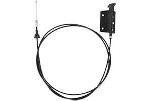 AUTOMKT Hood Release Cable Fits for 1981-1993 D150 D250 W150 W250 Ramcharger 1984-1989 W100 55024942 4168969