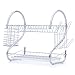 2-Tier Chrome Plated Dish Drying Rack 20