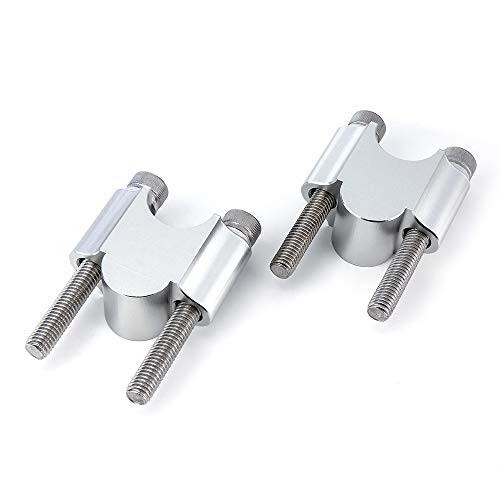 kemimoto 7/8" Handlebar Risers 30mm Height for Kawasaki Honda Suzuki Yamaha Ducati ATV Dirt Bike