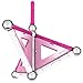 Geomag 22-Piece Construction Set with Assorted Pink Panels – Mentally Stimulating for Children and Adults – Safe and Construction – For Ages 3 and Up