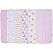 BaeBae Goods Burp Cloths for Baby Girl - Ultra Absorbent Burping Rags - Anti Shrink Unisex Burpy Clothes - Super Soft Jersey Cotton, Large 21