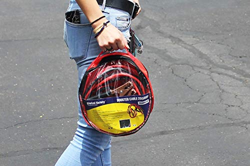 CPR Savers 200 AMP Color Coded 12 ft Car Jumper Cables for Small to Mid Sized Vehicles