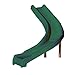 Swing-N-Slide NE 4678-1TB Side Winder Curved Plastic Swing Set Slide for 4' Deck Heights, Green