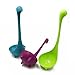 RioRand Soup Ladle 3 Piece Nylon Dishwasher Safe Kitchen Utensil Cookware Loch Ness Monster, Green, Blue and Pink