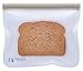 Essential Produx Reusuable Lunch Bags (5-Pack) Perfect for Snacks, Sandwich Baggies, Storage, Travel, Freezer Safe Extra Thick PEVA Material