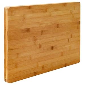 eyepower XL Houten Snijplank – 50x35x3 cm Bamboe Snij Plank Hout Keukenplank Trancheerplank