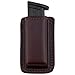Leather Magazine Holder | Made in USA Sizes to fit virtually Any 9mm, .40, .45 or .380 Pistol Mag | Single or Double Stack | IWB or OWB | Relentless Tactical | Double Stack Brown
