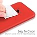 TORRAS iPhone 7 Plus Case/iPhone 8 Plus case, Liquid Silicone Rubber Slim Fit Soft Phone Case with Microfiber Cloth Lining Compatible with iPhone 7 Plus/iPhone 8 Plus, Red