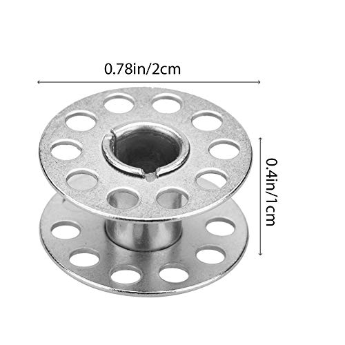 4 Pieces Sewing Machine Bobbin Case with 20 Pieces Sewing Bobbins for Front Loading 15 Class Machines
